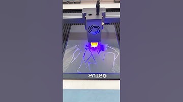 Laser engraving on a mirror