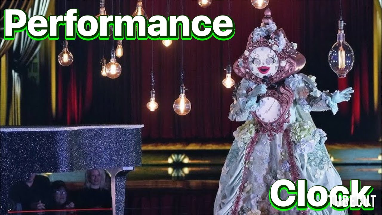 Clock Mask Singer Clock Sings “Piano Man” by Billy Joel - MASKED SINGER S11 E3 (BILLY ...