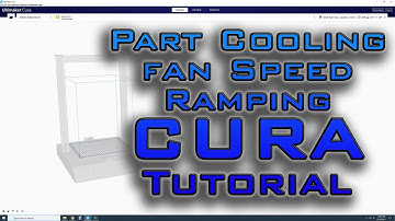 How to control fan speed ramping in CURA