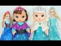 BABY ALIVE VIROU PRINCESA DA DISNEY MINHAS BONECAS FROZEN COM ROUPA DE MASSINHA PLAYDOH