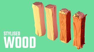 SCULPTING STYLISED WOOD -- Tutorial -- Zbrush --