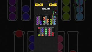 Ball Sort - Color Puzzle Game - Level 736 - Walkthrough SOLVED by RobotPlayer AI!!!