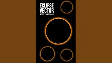 Eclipse Vector Adobe Illustrator #ytshorts #shortsfeed #shorts