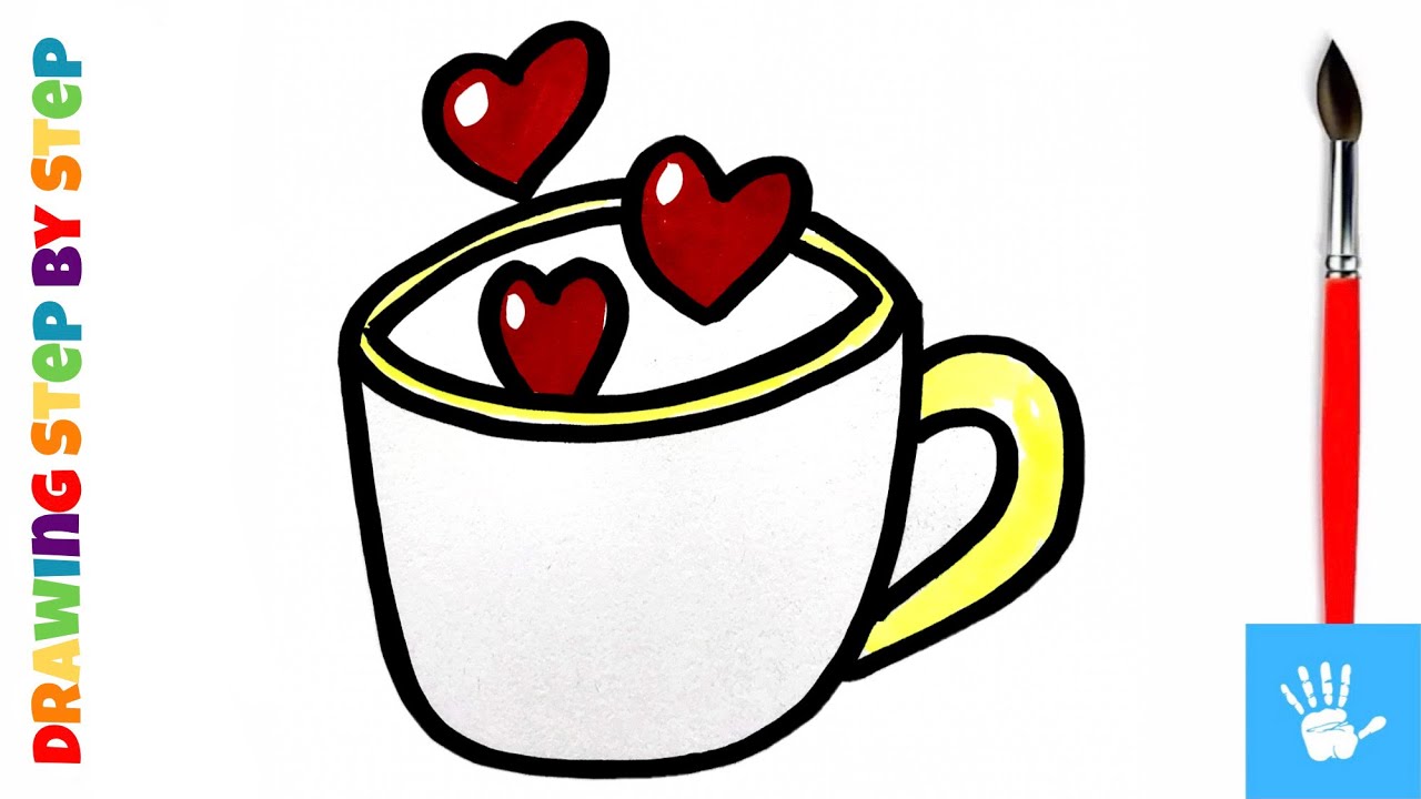 How To Draw a Cup for Children