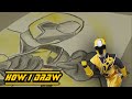 Ninja Steel Yellow Ranger - How I Draw