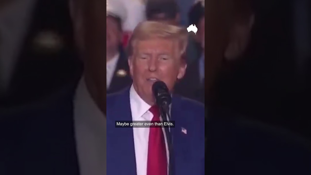 Trump declares himself 'greater than Elvis' for drawing big crowds