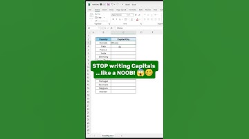 Geography data in Excel! #excel #exceltips #exceltricks #spreadsheet