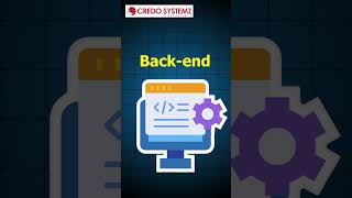 Frontend vs Backend Explained in 60 Seconds 🚀 #Shorts #credosystemz #techcareers #frondend #backend