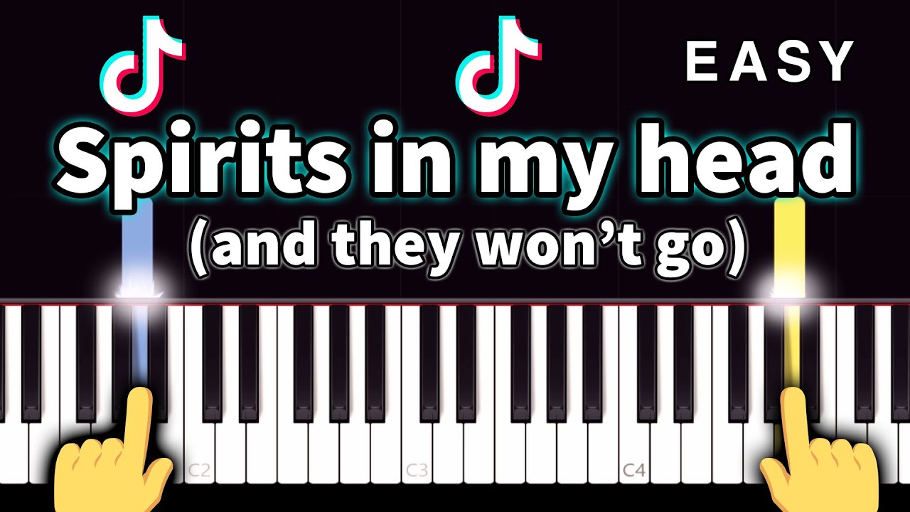 Spirits Tik Tok Meme Song Easy Piano Tutorial Youtube