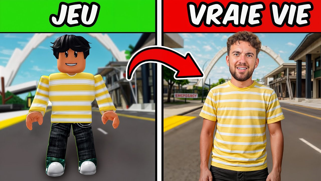 ROBLOX MAIS dans la VRAIE VIE !