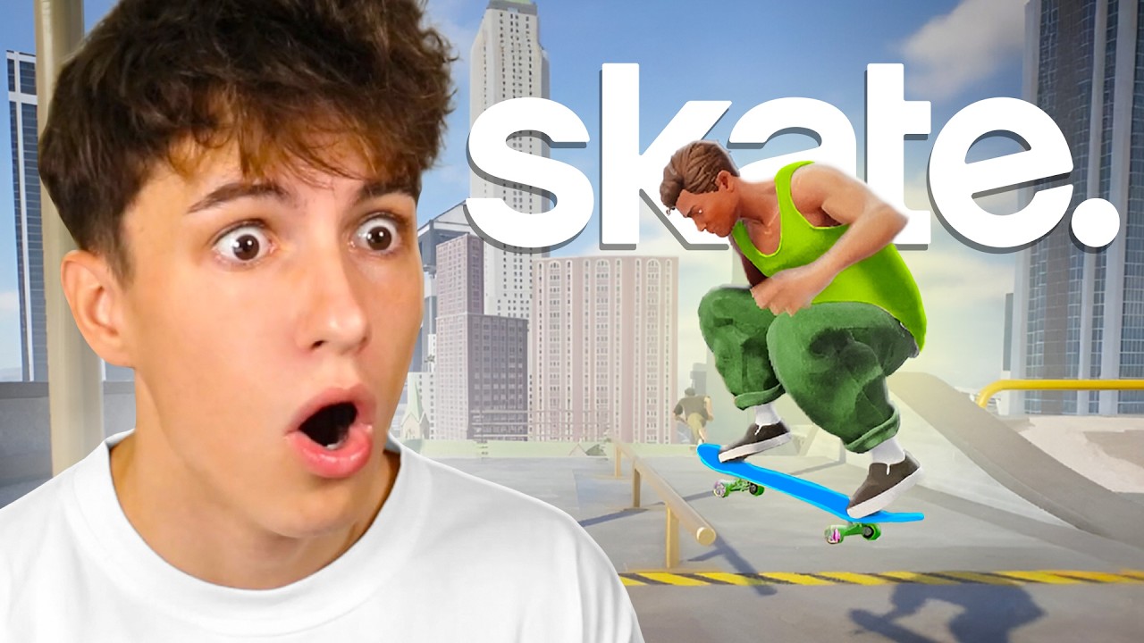 Poprvé Hraju Skate!