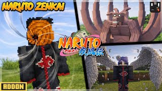BEST NARUTO/BORUTO ADDON FOR MINECRAFT BEDROCK | NARUTO ZENKAI MCPE 1.26+  screenshot 1