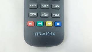 Review Remote  TV SANYO/AQUA LCD LED type HTR-A10H