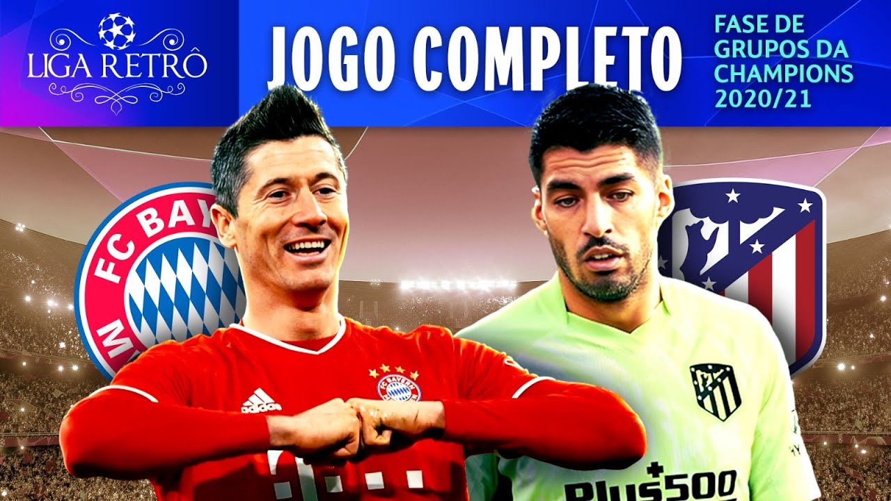 BAYERN 4 X 0 ATLETICO DE MADRID | JOGO COMPLETO COM IMAGENS | FASE GRUPOS DA CHAMPIONS 20/21