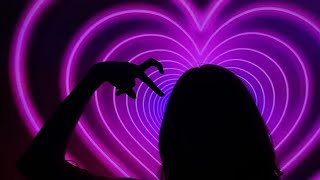 asmr - tingly mouth sounds and hand movements *neon heart tunnel background* ♡💗♡💗♡ screenshot 3