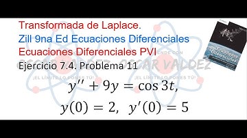 Ejercicios 7.4 Problema 11 Dennis G. ZILL ED 9na Ed. Transformada de Laplace