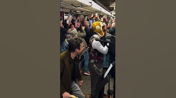 Thumbnail of Bad Bunny (and Jimmy Fallon) had a surprise performance earlier today in a NYC subway at Rockefeller