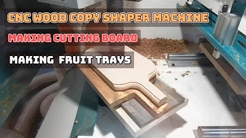 CNC WOOD COPY SHAPER MACHINE FOR MAKING WOOD FOR MAKING CUTTING BOARD/BENCH