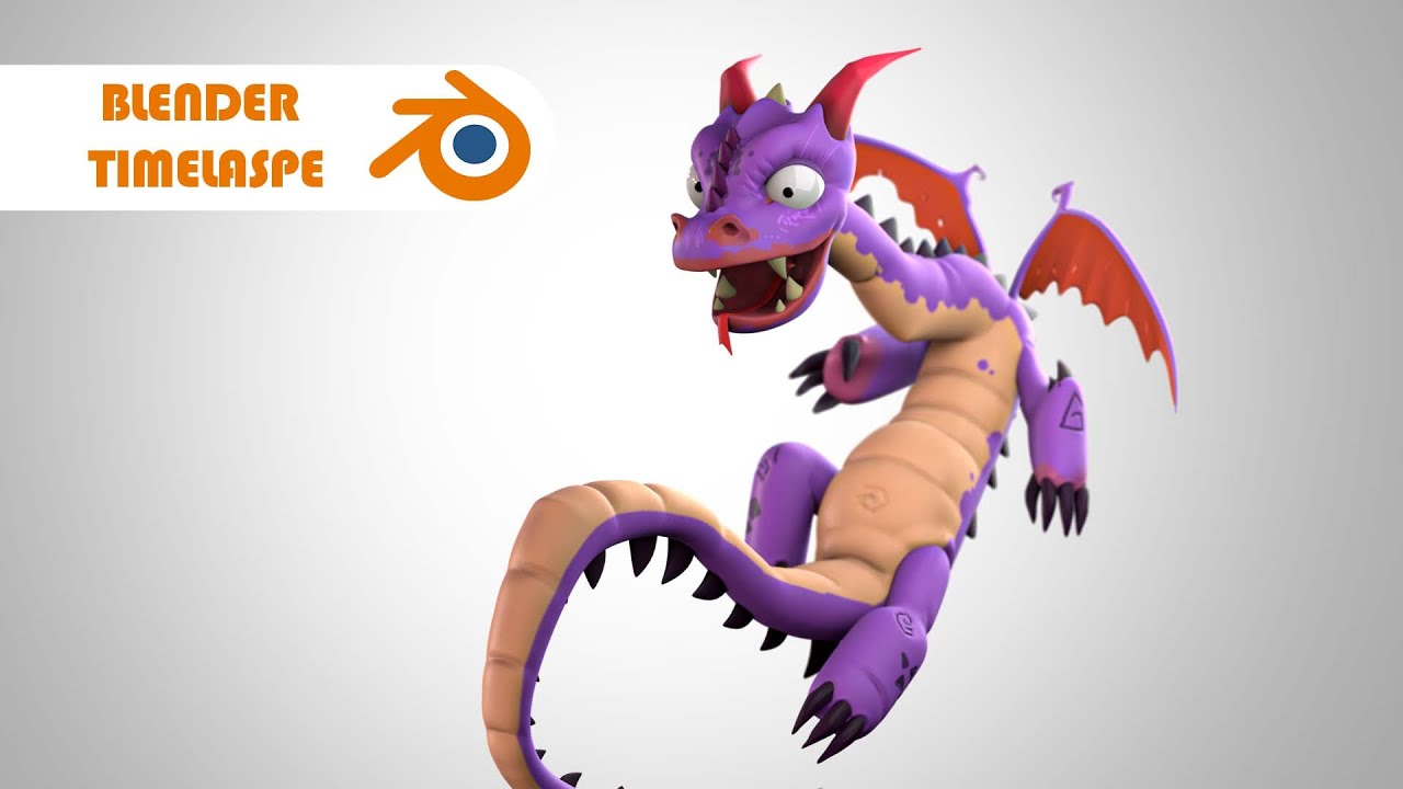 Dragon Blender Timelapse - YouTube