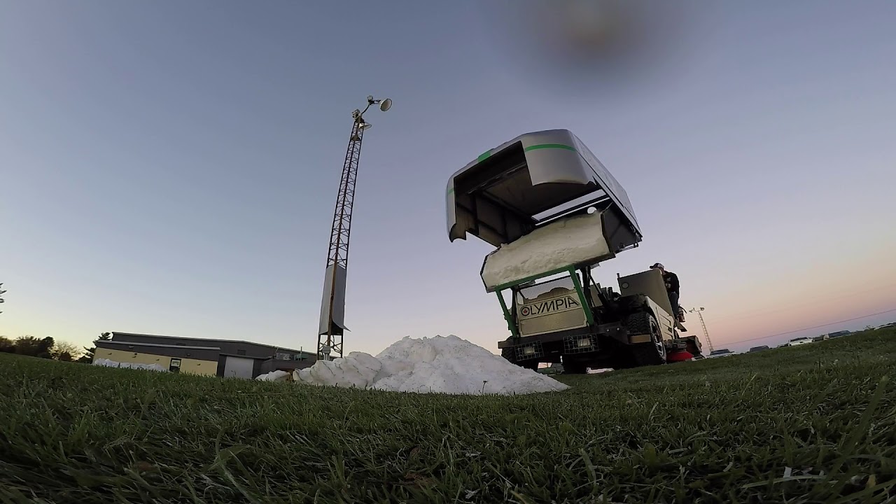 Zamboni Snow Dump YouTube