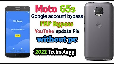 moto g5s frp bypass Google account bypass youtube update solution 100%work 2022 | MTPoint