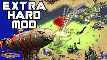 Red Alert 2 - A Kirov, Boomer & Battle Fortress combo - Extra Hard Mod