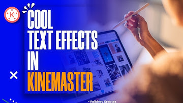 Cool TEXT Effects in Kinemaster 🔥 | Kinemaster Tutorial 2020 | Vaibhav Creates