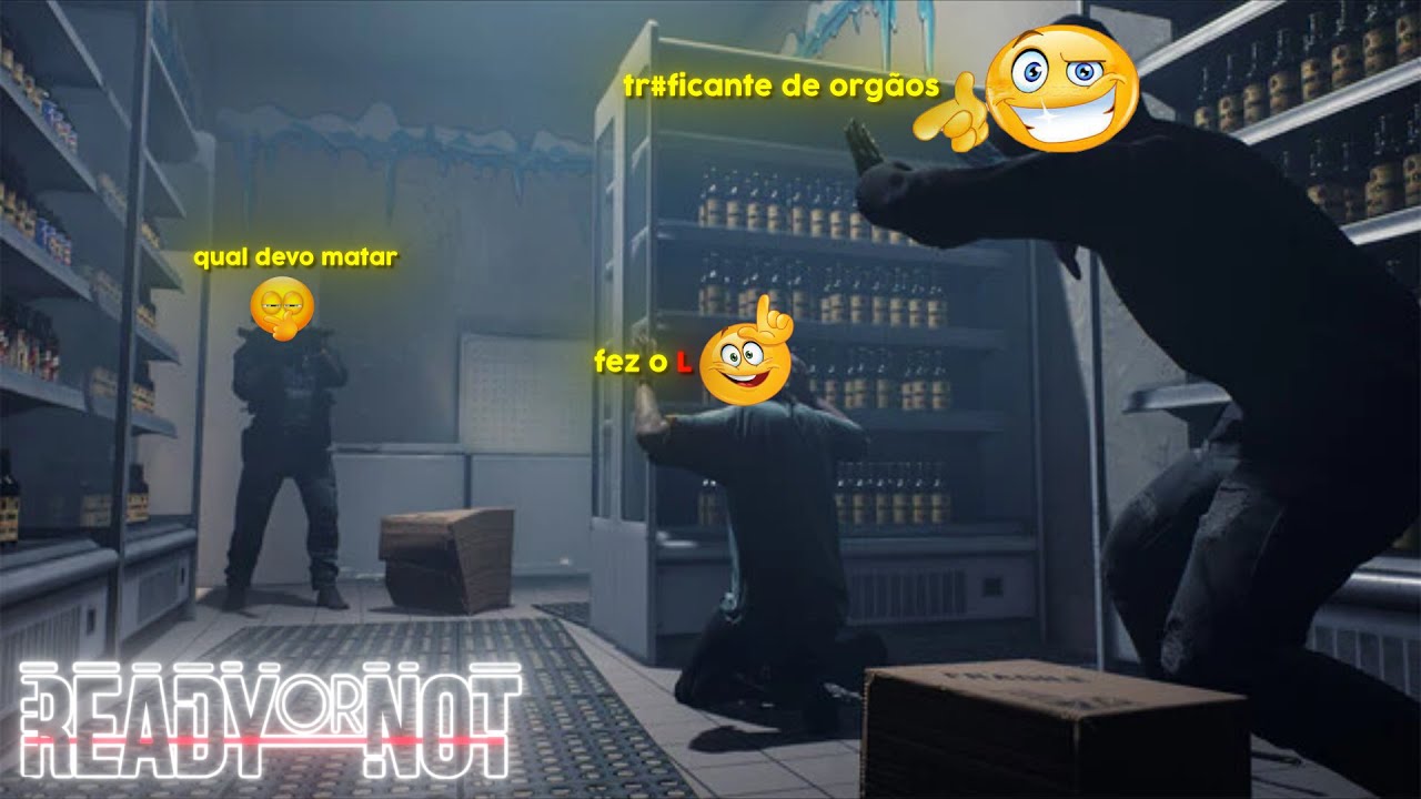 READY OR NOT mas é IMPOSSIVEL JOGAR SERIO