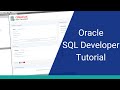 Oracle sql developer tutorial feature demonstration