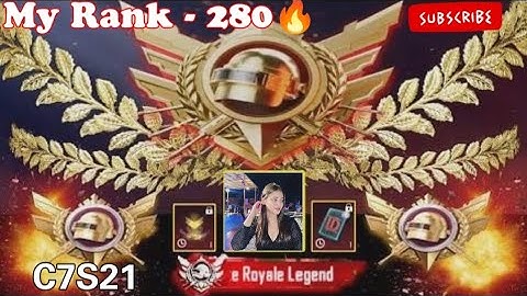 TOP-500 Ultimate Royale Title❤️😎C7S21 My Rank- 280😍#ultimateroyale #bgmi #trending #pubgmobile