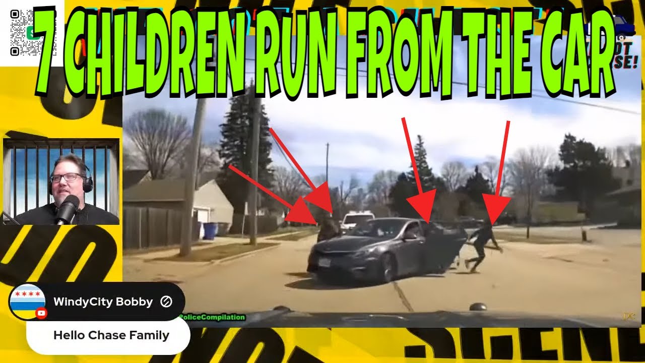 POLICE CHASE A STOLEN CAR WITH 7 CHILDREN INSIDE - YouTube