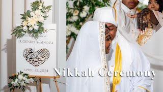 VLOG | Mnoza & Gendo Nikkah Ceremony