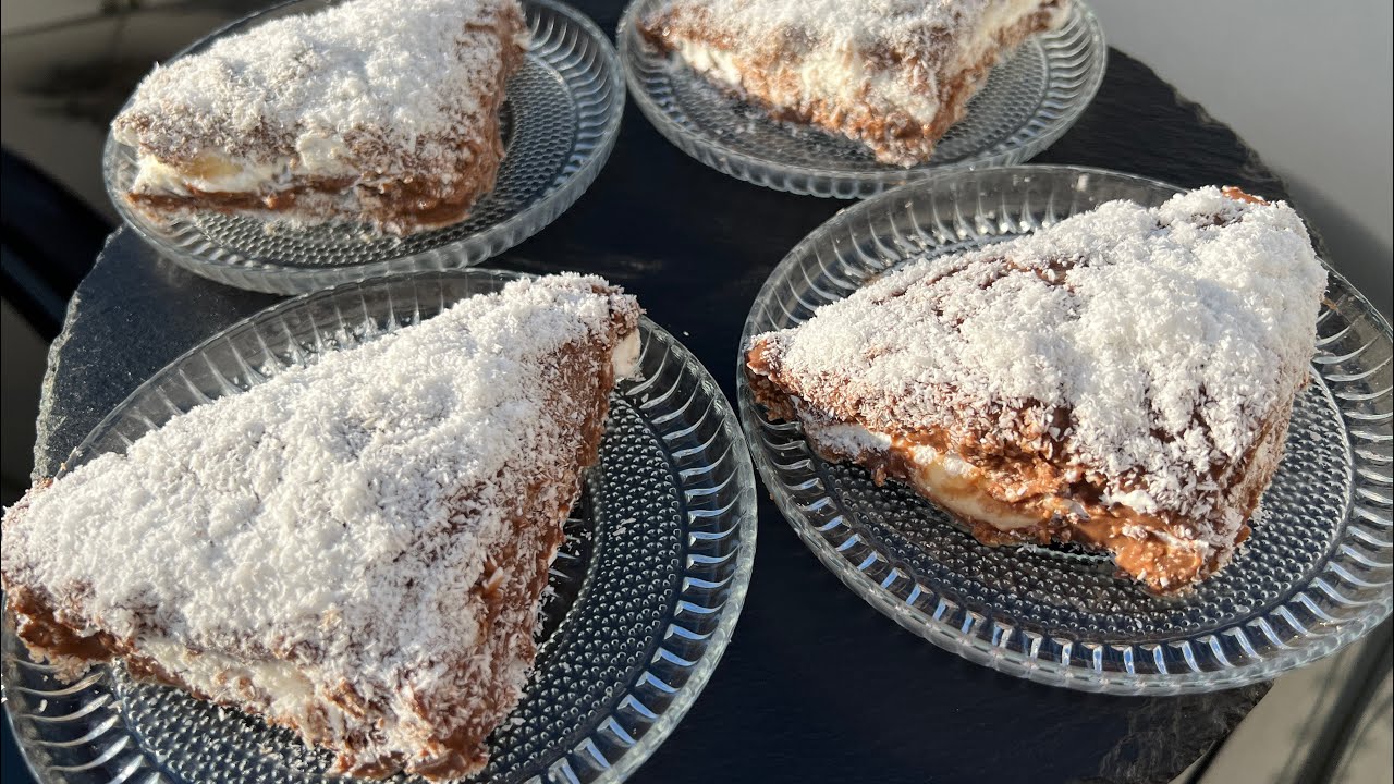 🥰 Десерт на скорую руку 🥰 Быстрый рецепт без духовки..!!!