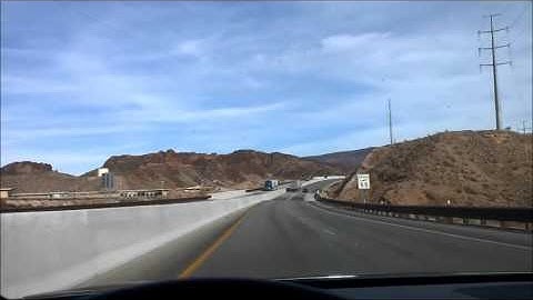 Driving over the Hoover Dam bypass. The Mike O