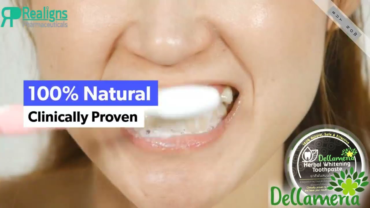 DELLAMERIA Herbal Teeth Whitening YouTube