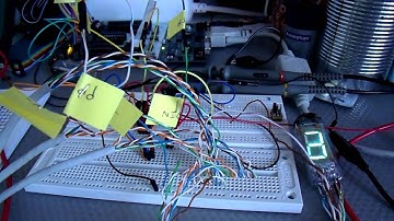 Developing VFD-tube Clock (Testing tube segments)