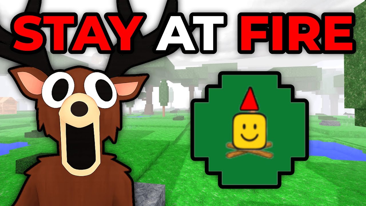 Can I SURVIVE By NOT LEAVING THE CAMPFIRE In 99 Nights In The Forest!