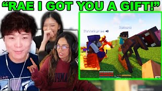 'HAPPY BIRTHDAY!' Sykkuno GOT Rae A BIRTHDAY GIFT IN MINECRAFT!