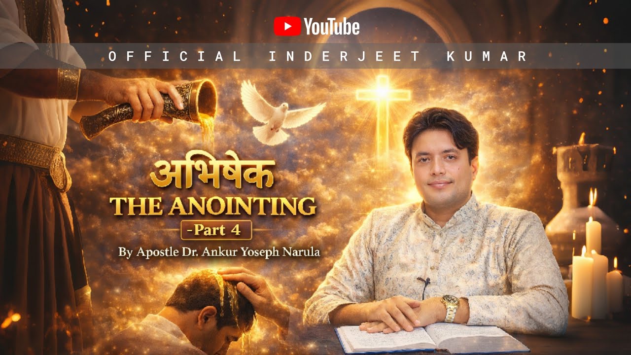 अभिषेक | THE ANOINTING Part -4 | Sermon | Apostle Dr. Ankur Yoseph Narula | Inderjeet Kumar