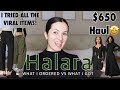 GINORMOUS HALARA TRY ON HAUL 2024! I Bought Every VIRAL ITEM | Huge $650 Halara Haul!!!!🙀WORTH IT?!
