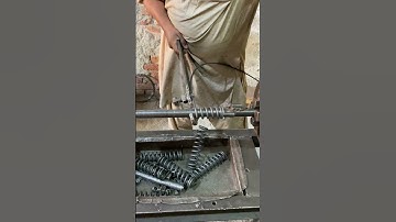Turning a Spring on a Lathe: Quick Guide #metalworking #shorts #viral #howto #diy