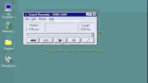 Microsoft Windows Codename Chicago Build 81 (September 1994) - Ding Sound (1991-2010)