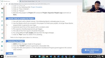 THE LOGO OF THE SQUARIAN PEOPLE, C17,  Whitehat Jr project