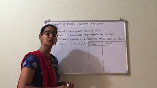 Evaluation of postfix expression using stack | How to solve postfix expression in Data Structure