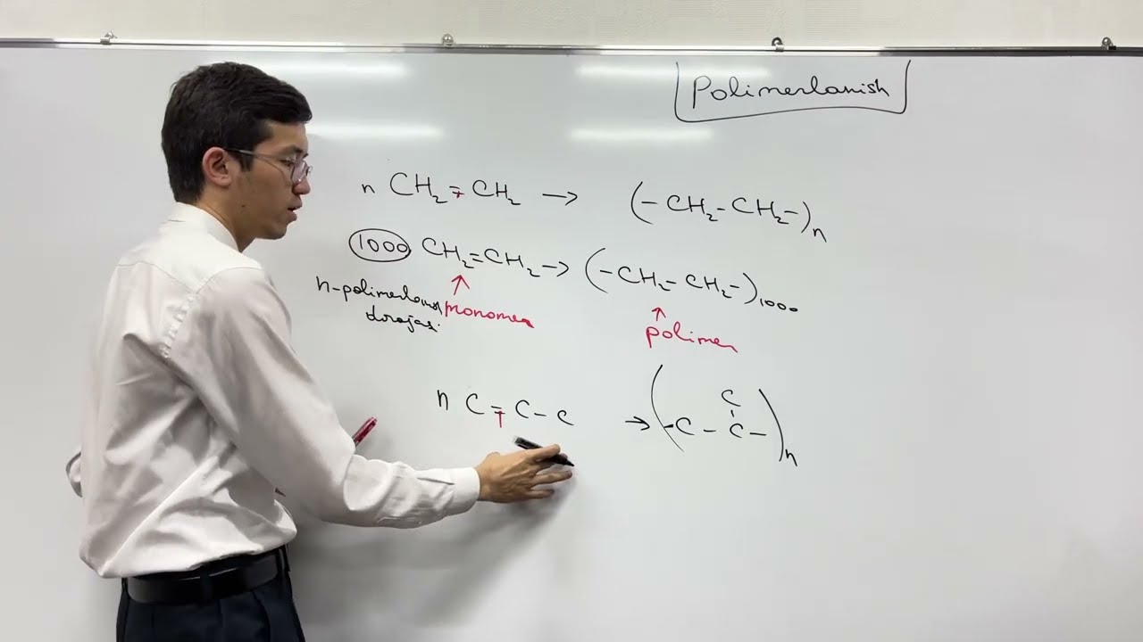 Alkenlarning polimerlanish reaksiyasi | Organik kimyo 2.0