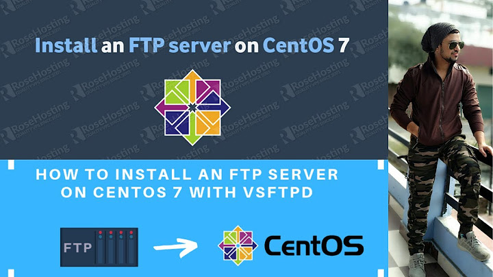 How to Install and Configure vsftpd (FTP) on CentOS 7 Step by Step in Hindi