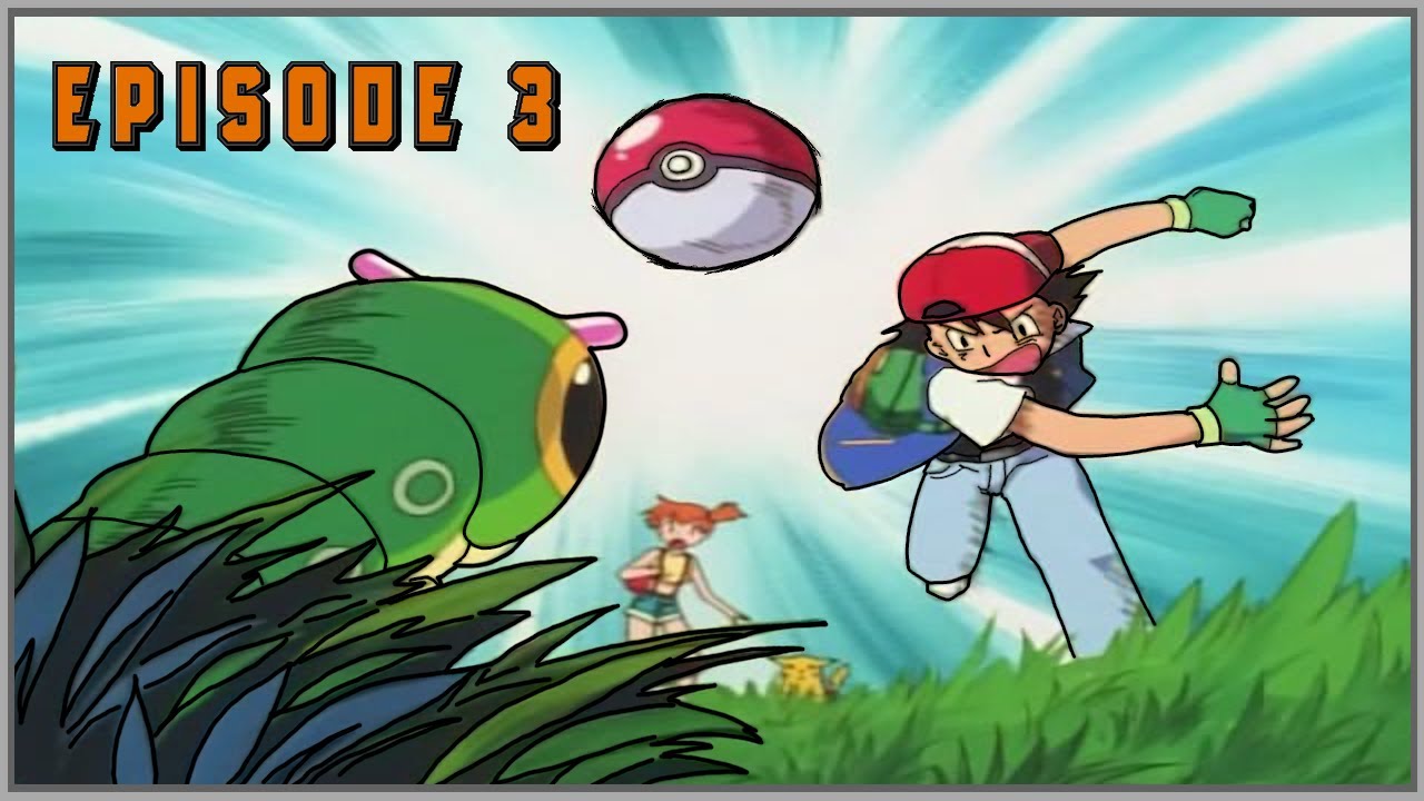 Ash Catches Caterpie! YouTube
