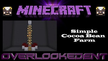 Simple Cocoa Bean Farm - Minecraft Xbox/Playstation - [Tutorial]