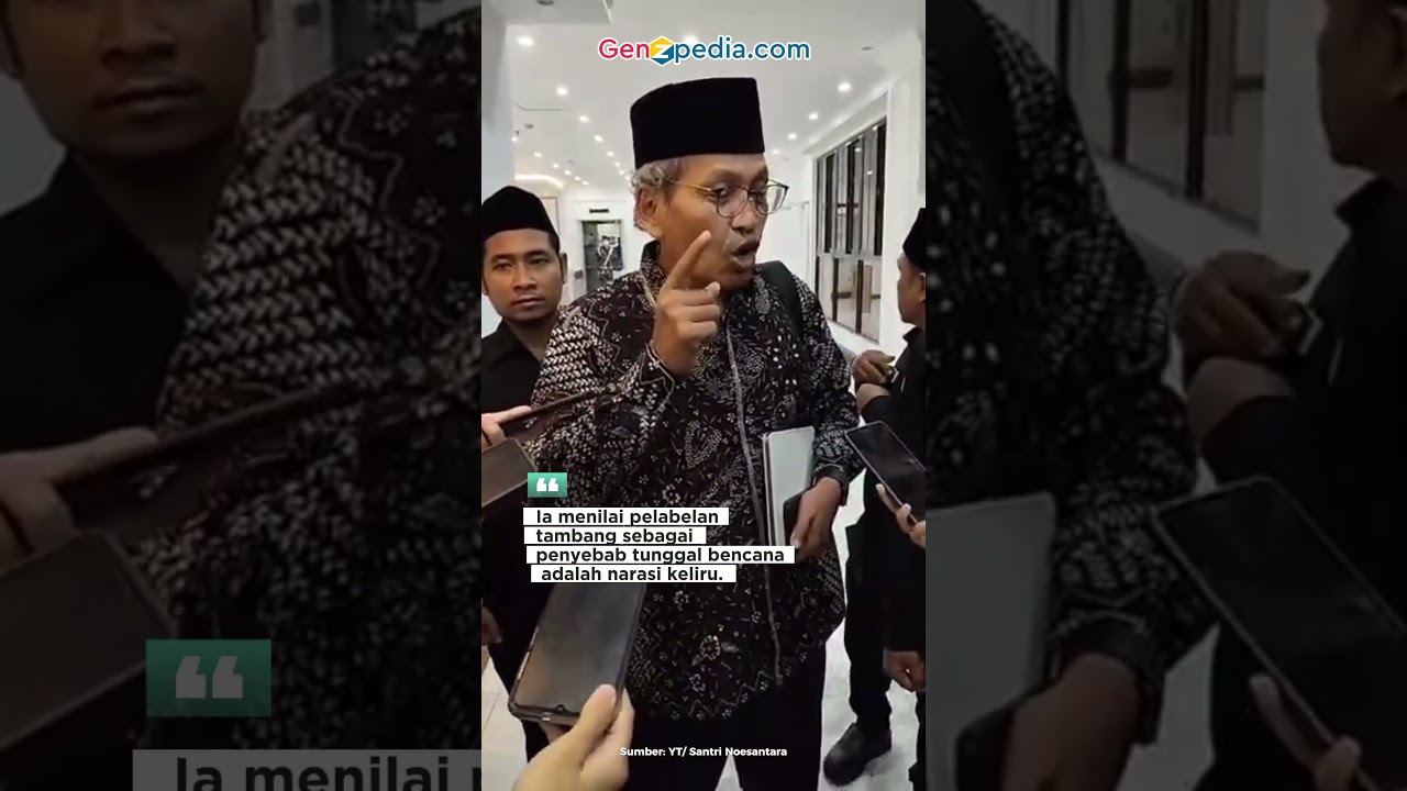 Banjir Sumatera Disorot, Gus Ulil: Zero Mining Itu G0bl0k. #viral #news #beritaterkini