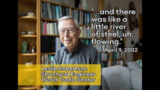 Leslie Robertson Contradicts himself on Molten Metal seen at WTC